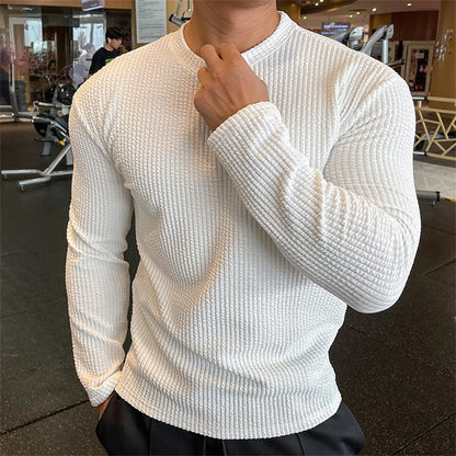 Men's Casual Oversized Long Sleeve Sweater