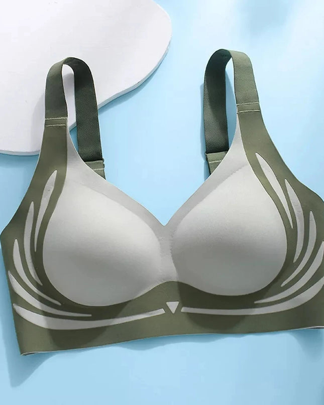 Seamless Women's Adjustable Comfort Bra - Thin, No Steel Ring, Breathable Design