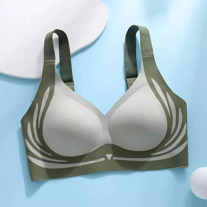Seamless Women's Adjustable Comfort Bra - Thin, No Steel Ring, Breathable Design