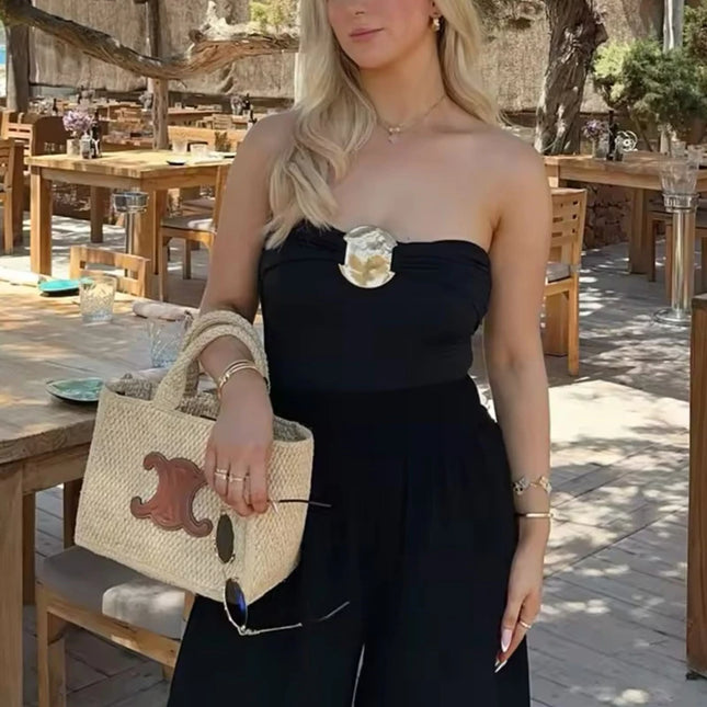 Women's Bow-Accent Bodysuit
