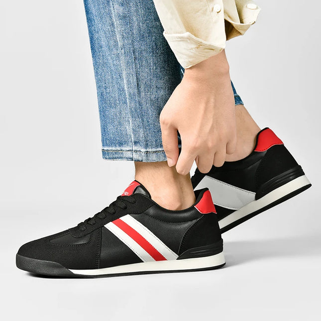 Men's Retro Casual Sneakers with Flat Sole