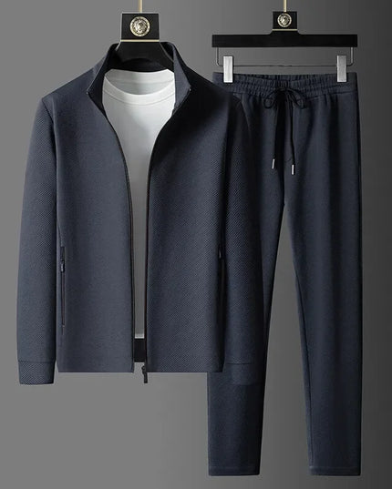 Men's Long Sleeve Jacket and Trousers - Two-Piece Set