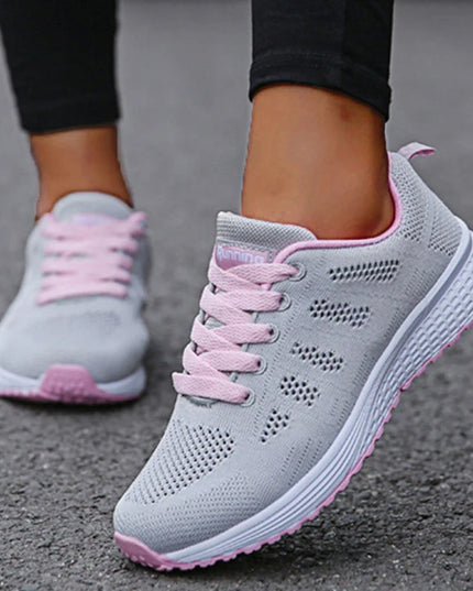 Womens Lightweight  Athletic Sneakers - Breathable Material-Various Colors