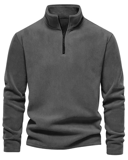 Men's Thickened Warm Fleece Zipper Sweater