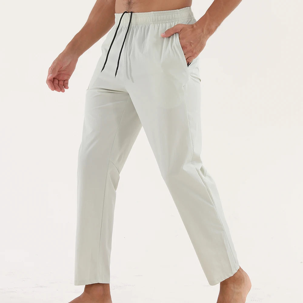 Men's Lightweight Loose Fit Sweatpants with Drawstring