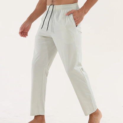 Men's Lightweight Loose Fit Sweatpants with Drawstring