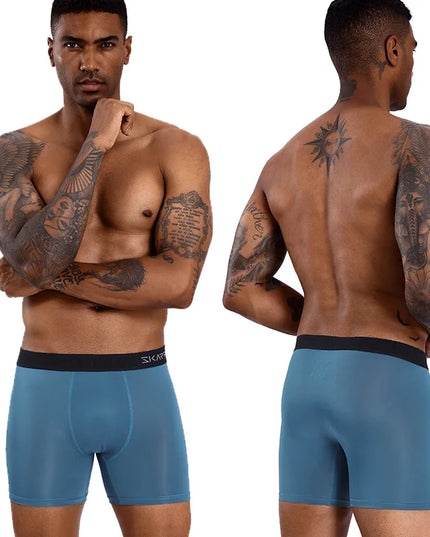 5-Pack Men's Stretch Boxer Briefs – Comfortable, Slim Fit Underwear for Men