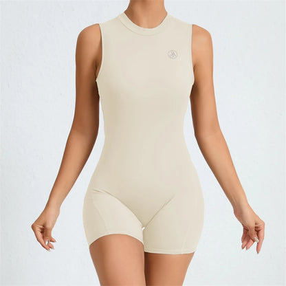 Women's Backless Athletic Jumpsuit – Comfortable, Breathable Sportswear for Women