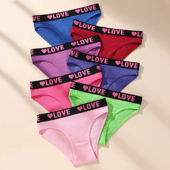 7-Pack of Women's Low-Waisted Underwear