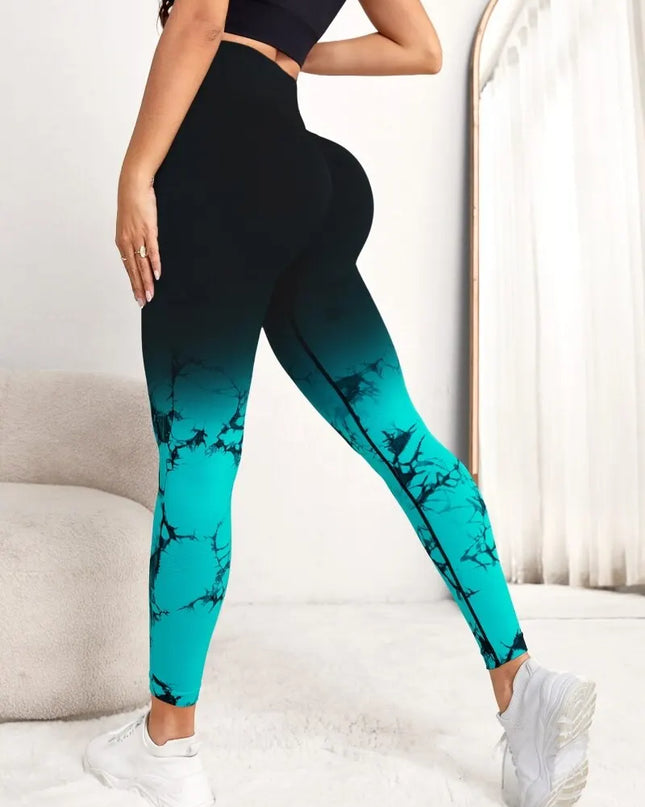 Women's High Waist Scrunch  Seamless Push Up Leggings