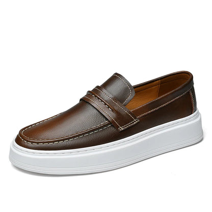 Men's Authentic Leather Dress Loafers
