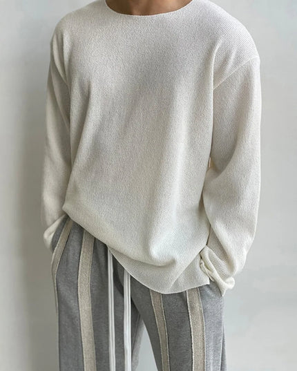 Men's Lightweight Casual Long-Sleeve Sweater
