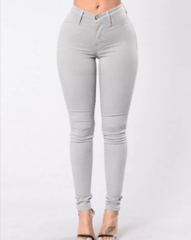Botvotee Women's Skinny High-Waisted Pencil Jeans | Casual Slim Fit Denim for Women