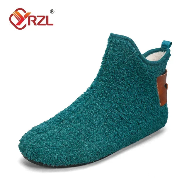 Men's Cotton High Top Shoes - Warm, Lightweight Slip-On Sneakers for Men