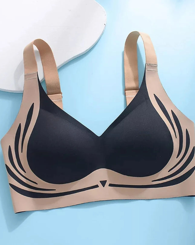 Seamless Women's Adjustable Comfort Bra - Thin, No Steel Ring, Breathable Design