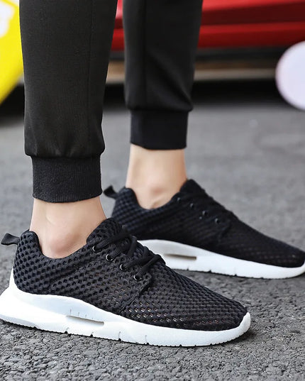 Lightweight Breathable Mesh Sneakers for Men - Comfortable & Stylish Athletic Footwear
