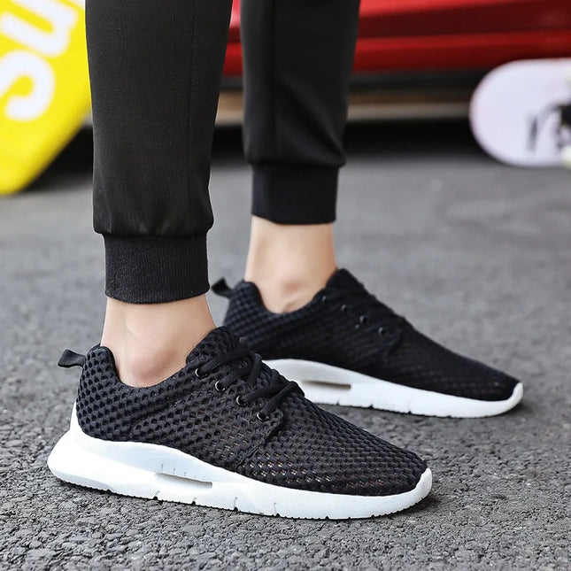 Lightweight Breathable Mesh Sneakers for Men - Comfortable & Stylish Athletic Footwear