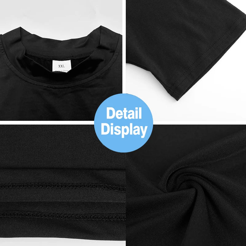 Men's Compression Shirt Vest  - Turtleneck