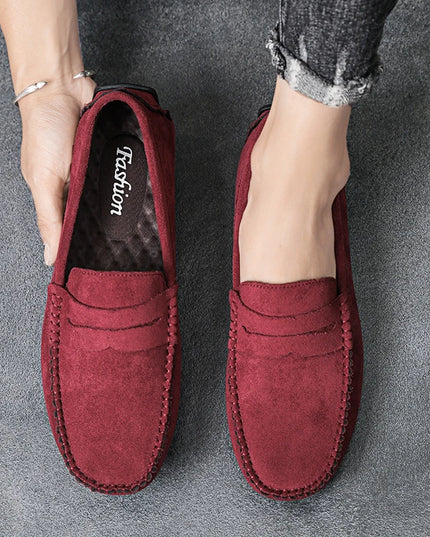 Premium Suede Men's Breathable Slip-On Luxury Loafers - Stylish & Comfortable Footwear