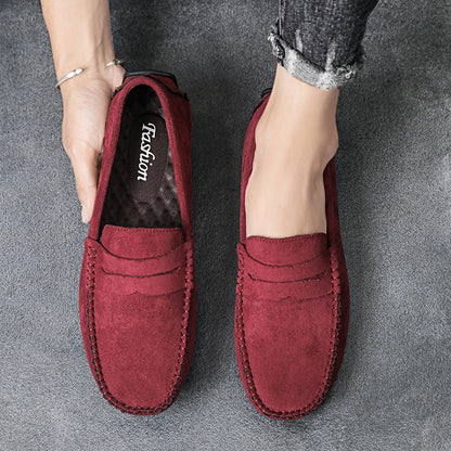 Premium Suede Men's Breathable Slip-On Luxury Loafers - Stylish & Comfortable Footwear
