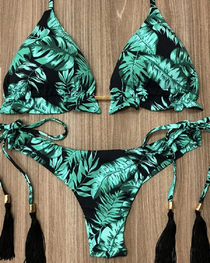 Women's Two-Piece Bikini Set - Various Colors And Designs