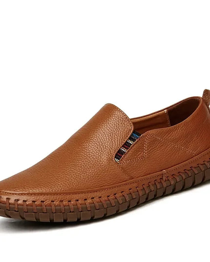 Men's Casual Slip-On Shoes in Genuine Leather