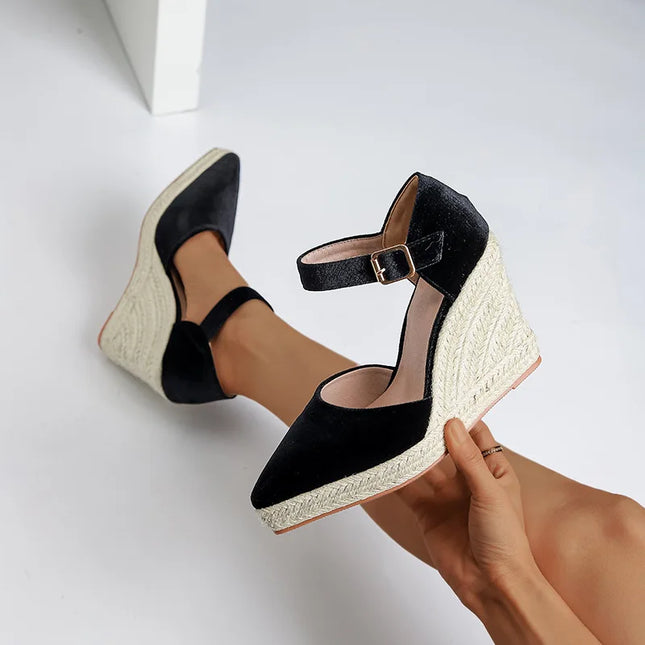 Women's Wedge Sandals - Comfortable Casual Footwear-Various Colors