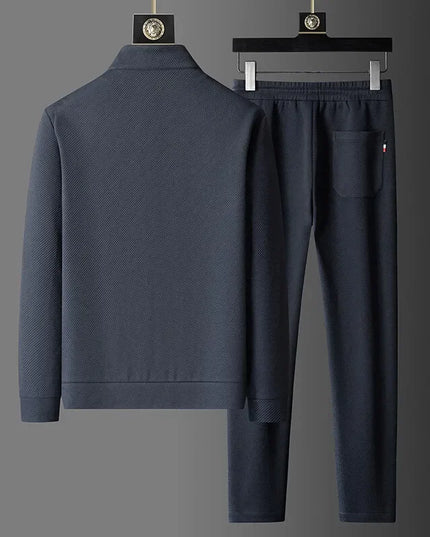 Men's Long Sleeve Jacket and Trousers - Two-Piece Set