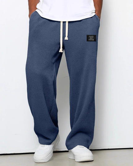 Men's Loose-Fit Wide-Leg Casual Sweatpants