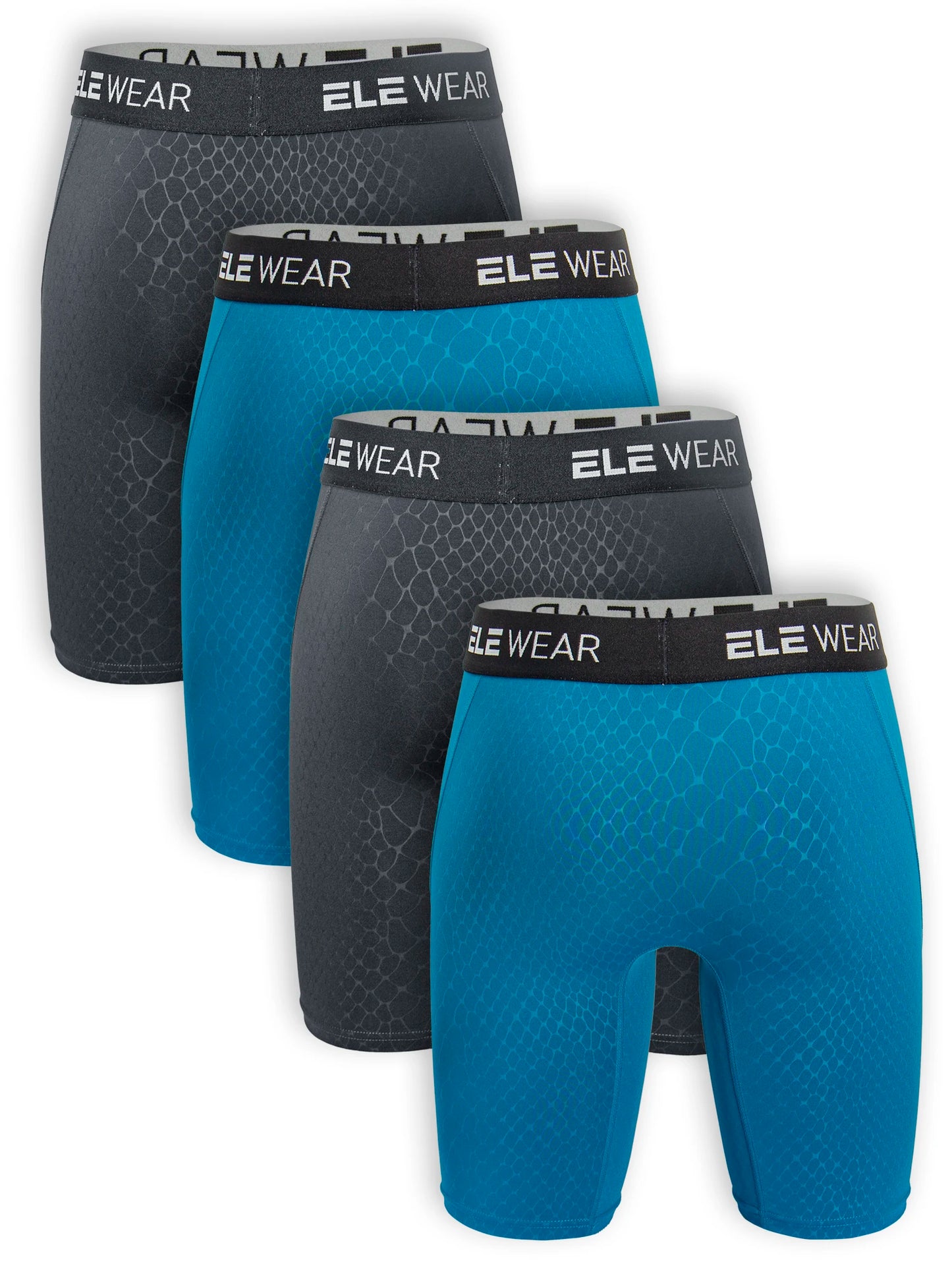 4-Pack Men’s Breathable Boxer Briefs