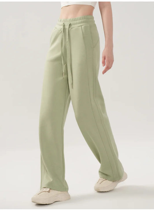 Women's Loose Fit Wide Leg Sweatpants with Drawstring