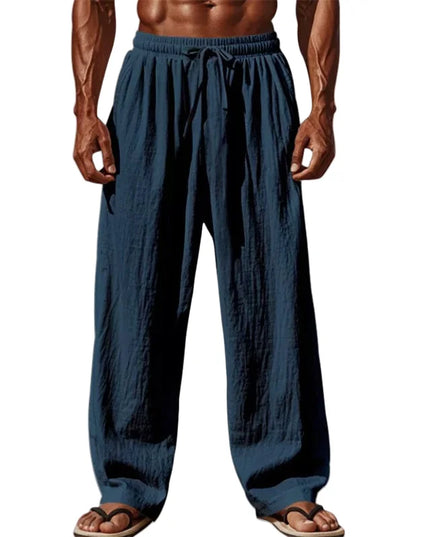 Men's Breathable Loose Fit Drawstring Casual Pants