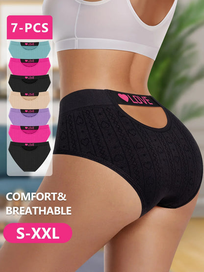 7-Pack of Women's Low-Waisted Underwear