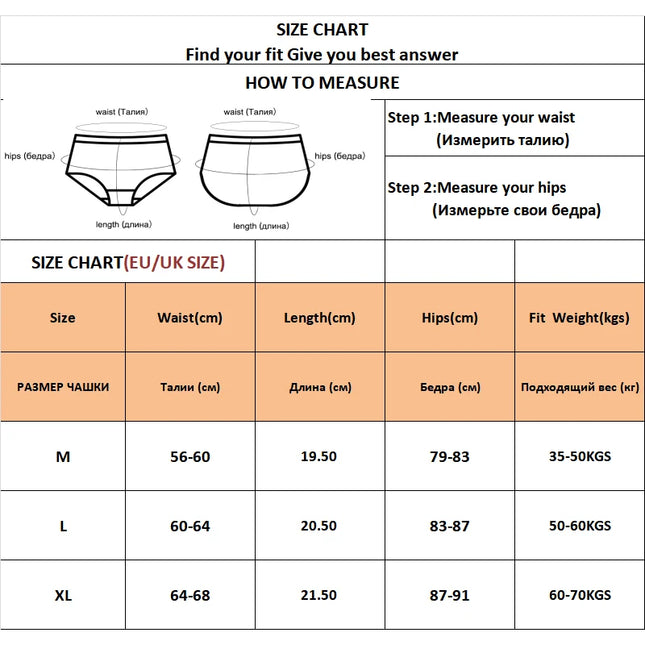 Set of 8 Cotton Striped Low-Rise Stretchy Panties for Women