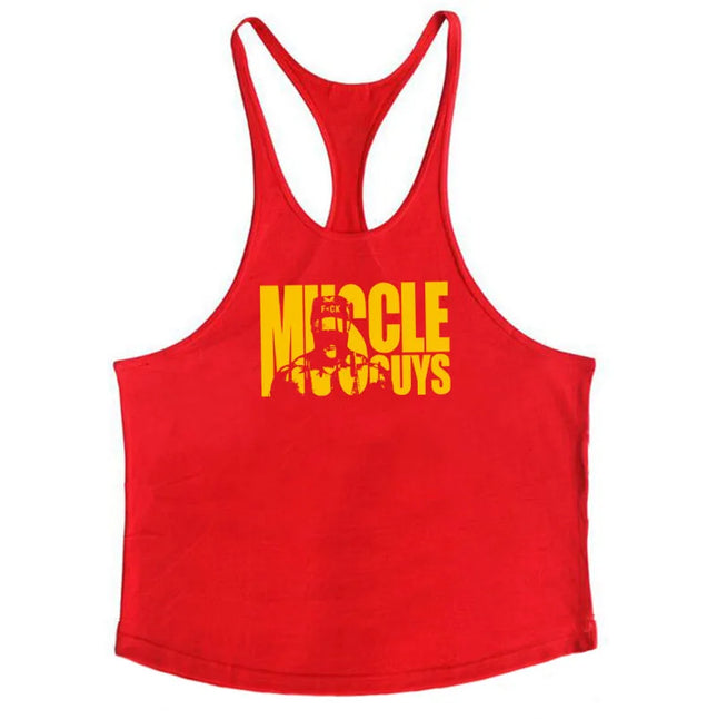 Men's Fitness Tank Top - Sleeveless Bodybuilding Vest