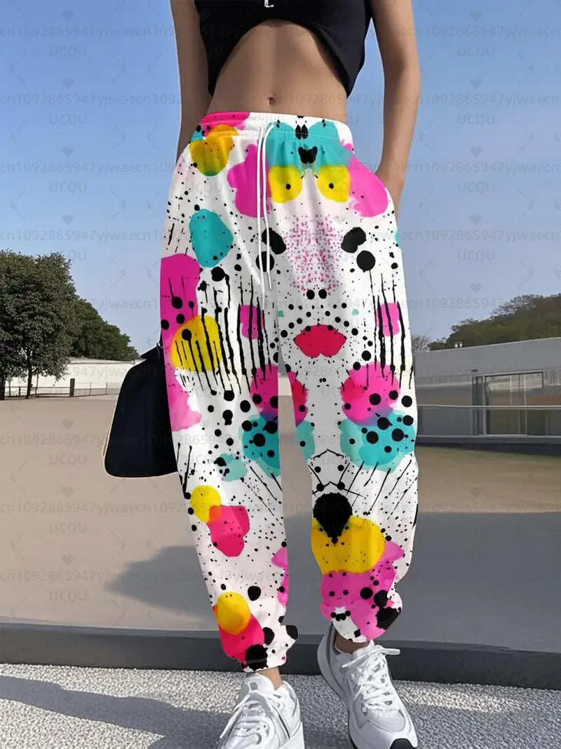 Women's Relaxed Fit Drawstring Jogger Pants