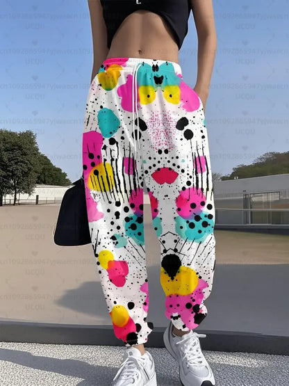 Women's Relaxed Fit Drawstring Jogger Pants