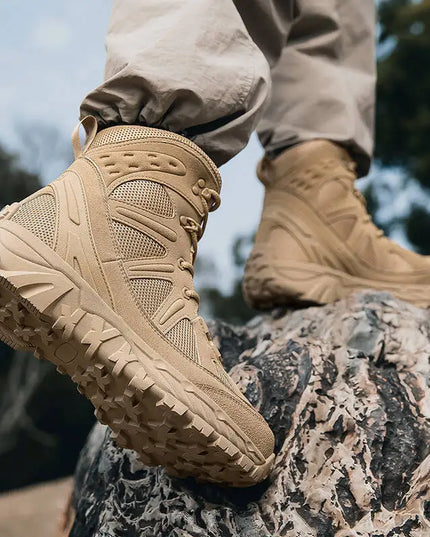 Men's Military Tactical Safety Boots – Durable Combat and Work Boots