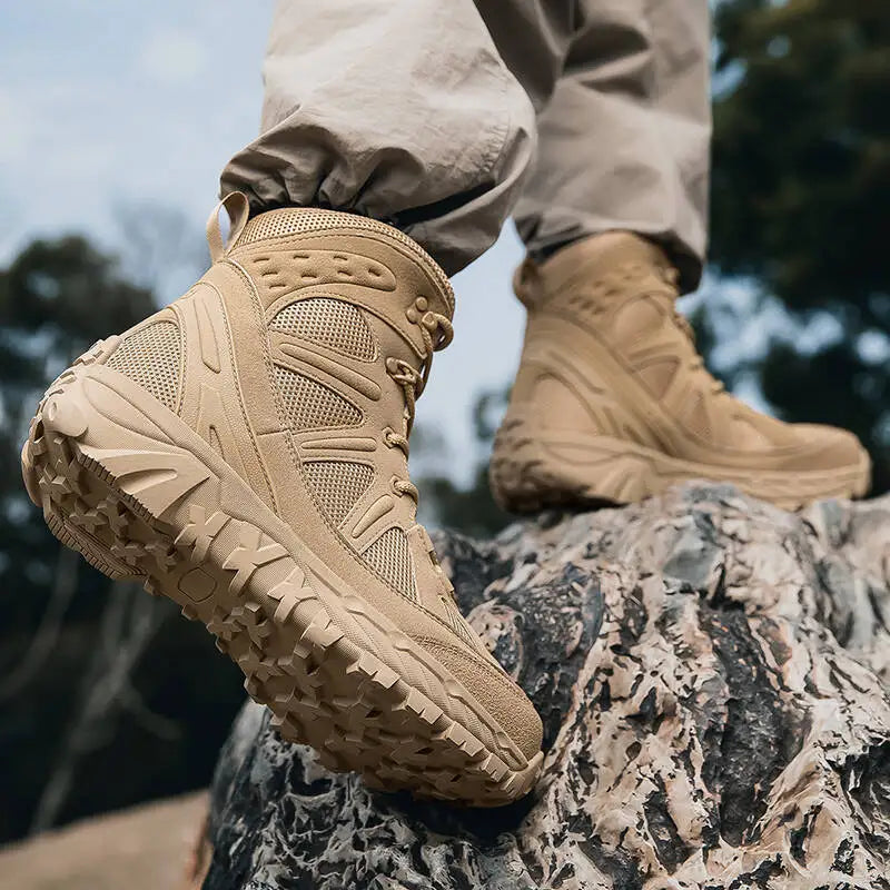 Men's Military Tactical Safety Boots – Durable Combat and Work Boots