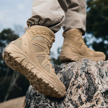 Men's Military Tactical Safety Boots – Durable Combat and Work Boots