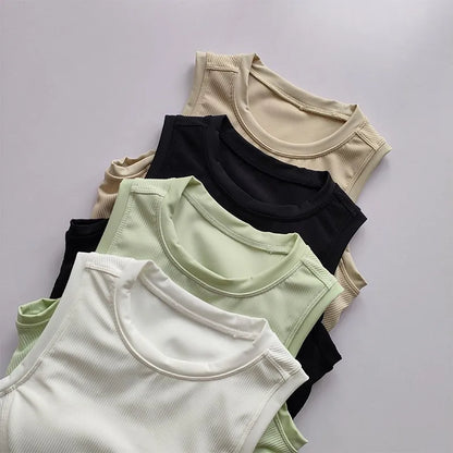 Women's Padded High-Impact Sports Bra Vest