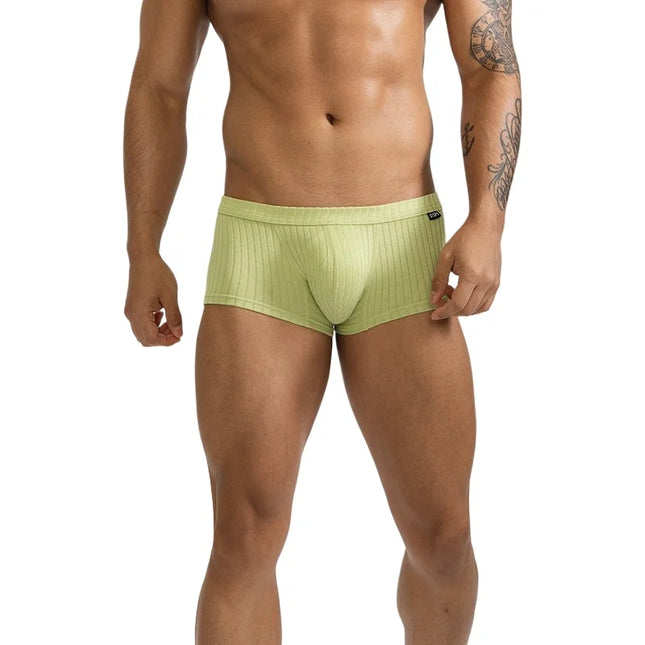 6-Pack Men's Low Rise Boxer Briefs – Breathable & Comfortable Men's Underwear Pack