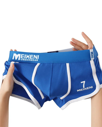 Classic 3-Piece Cotton Boxer Briefs Set for Men - Soft, Breathable, and Absorbent Underwear