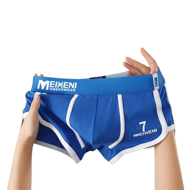 Classic 3-Piece Cotton Boxer Briefs Set for Men - Soft, Breathable, and Absorbent Underwear