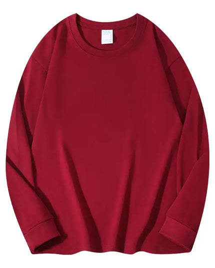 Men's Cotton Long Sleeve Casual Loose Fit Sweater