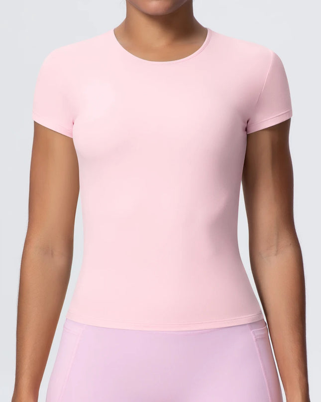 Women's Workout T-Shirt - Quick-Drying, Breathable, Slim Fit