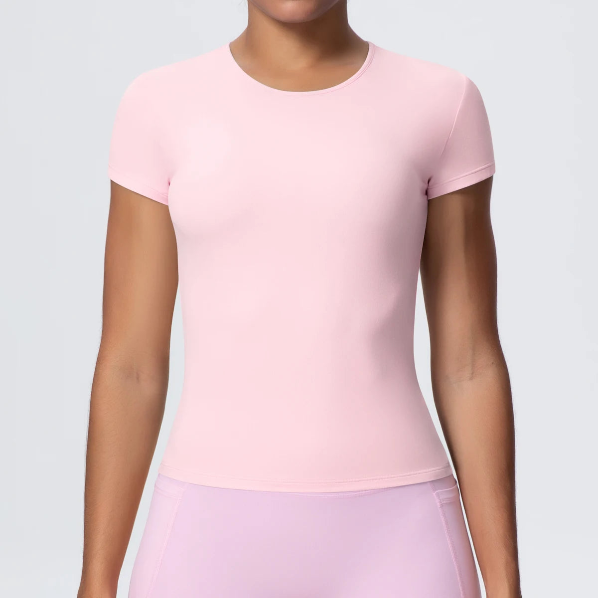 Women's Workout T-Shirt - Quick-Drying, Breathable, Slim Fit