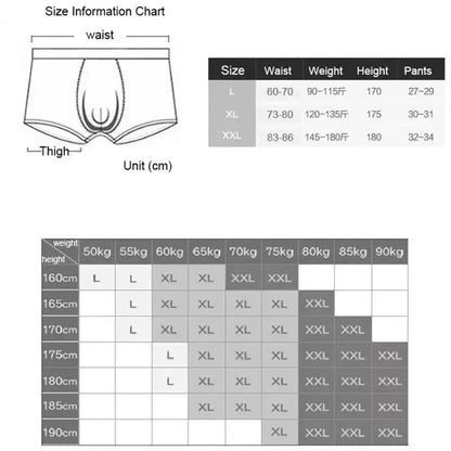 4-Pack Men's Antibacterial Soft Briefs - Various Color Combinations
