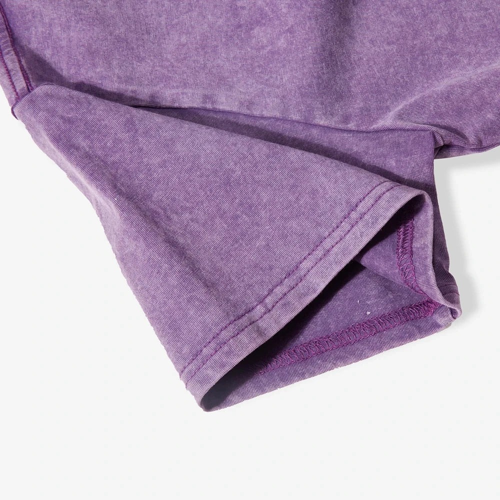 Women's Slim Fit Washed Cropped T-Shirt