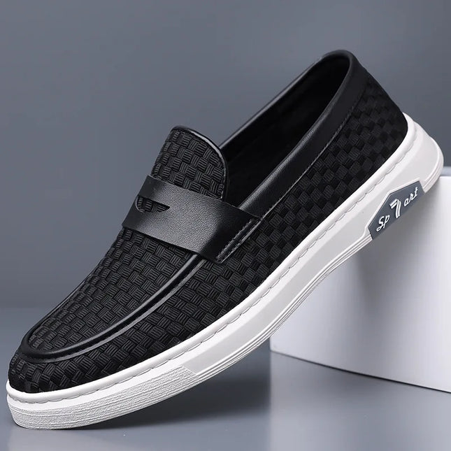Men's Slip-On Loafers with Soft Sole and Anti-Slip Design